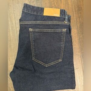 Bonobos Men's Deep Indigo Dark Rinse  Jeans - Slim Stretch 33x34